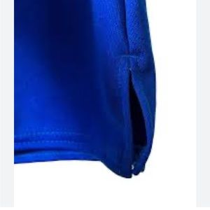 Zara Blue Satin Mini Skirt Small